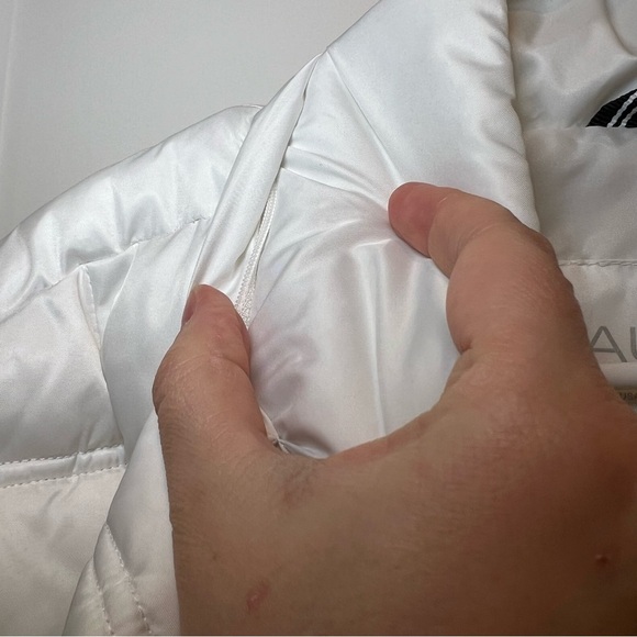 Nautica Women's Puffy Jacket White Size Xl No Hood, Winter Coat - Picture 6 of 9